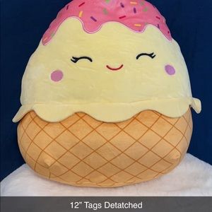 NWT 12” ice cream squishmallow